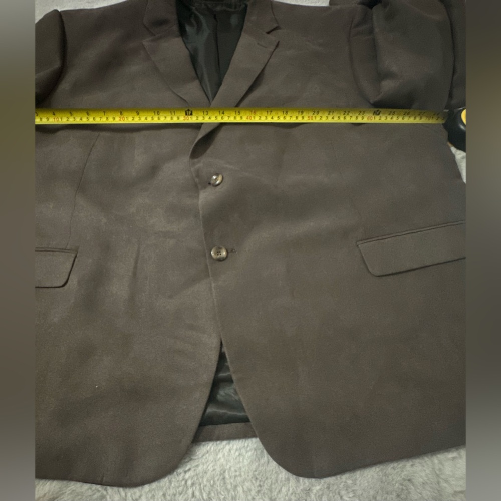 Jean Paul Germain 56R 2 Button Sport Coat Blazer Microfiber Sueded - Picture 5 of 13